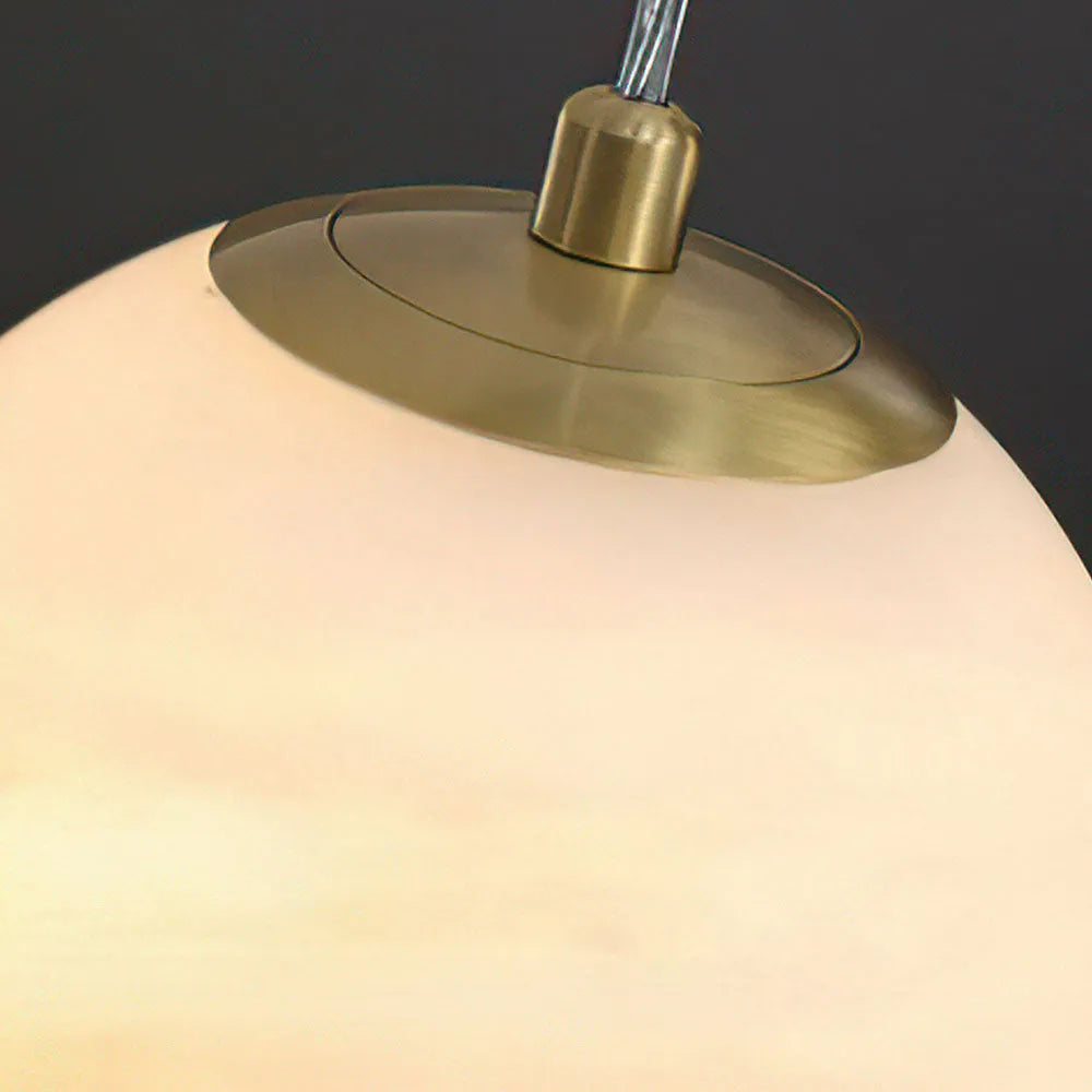 Scandinavian Marble Shade Pendant Light for Living Spaces | Norvique