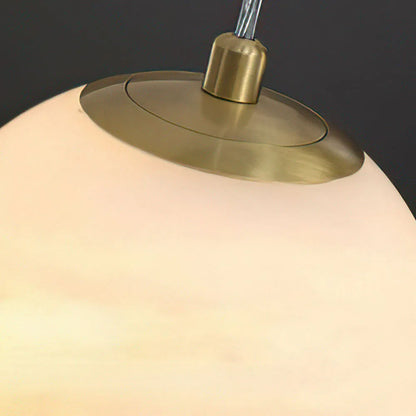 Scandinavian Marble Shade Pendant Light for Living Spaces | Norvique