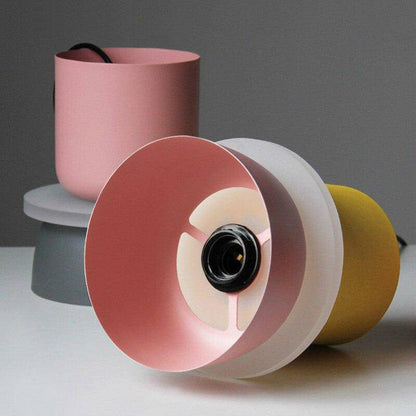 Scandinavian Metal Macaron Pendant Light E27 Fixture | Xorvyx