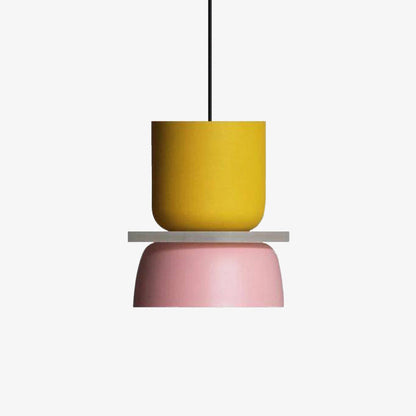 Scandinavian Metal Macaron Pendant Light E27 Fixture | Xorvyx