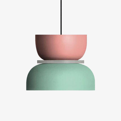 Scandinavian Metal Macaron Pendant Light E27 Fixture | Xorvyx