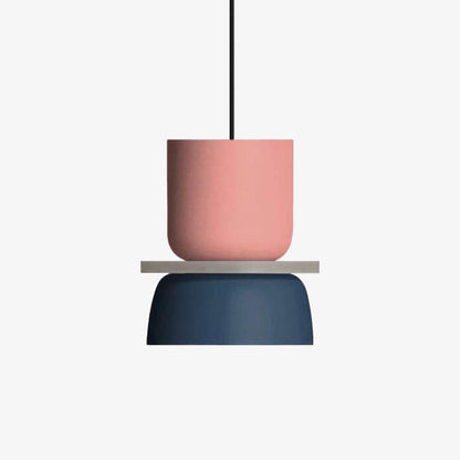Scandinavian Metal Macaron Pendant Light E27 Fixture | Xorvyx