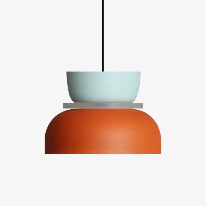 Scandinavian Metal Macaron Pendant Light E27 Fixture | Xorvyx
