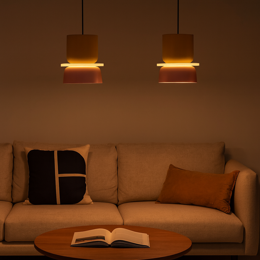 Scandinavian Metal Macaron Pendant Light E27 Fixture | Xorvyx