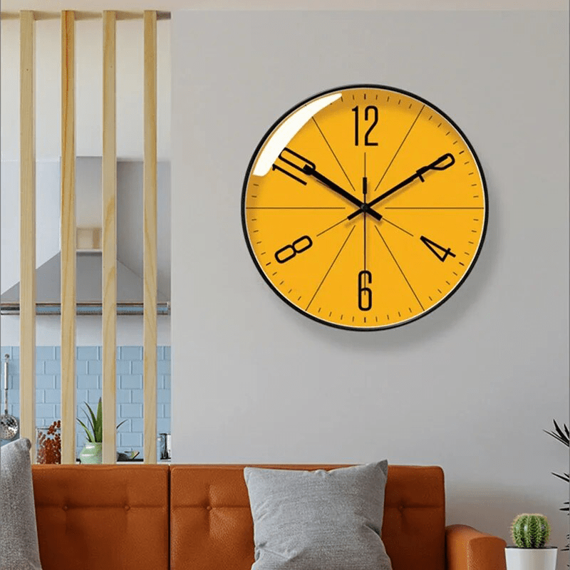 Scandinavian Minimalist Wall Clock with Silent Quartz | Mirelto
