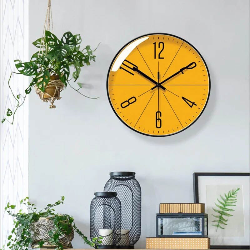 Scandinavian Minimalist Wall Clock with Silent Quartz | Mirelto