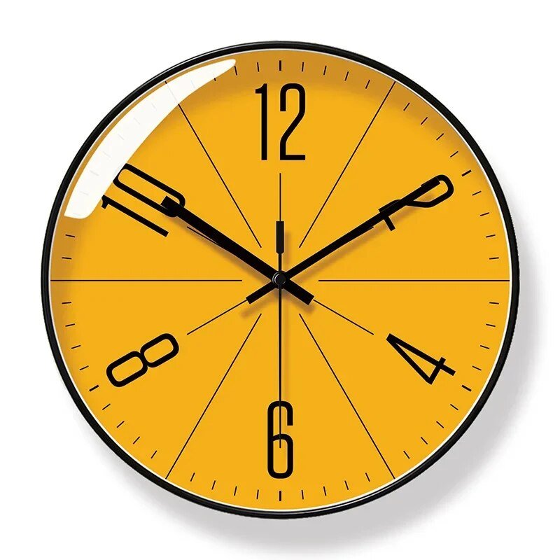 Scandinavian Minimalist Wall Clock with Silent Quartz | Mirelto