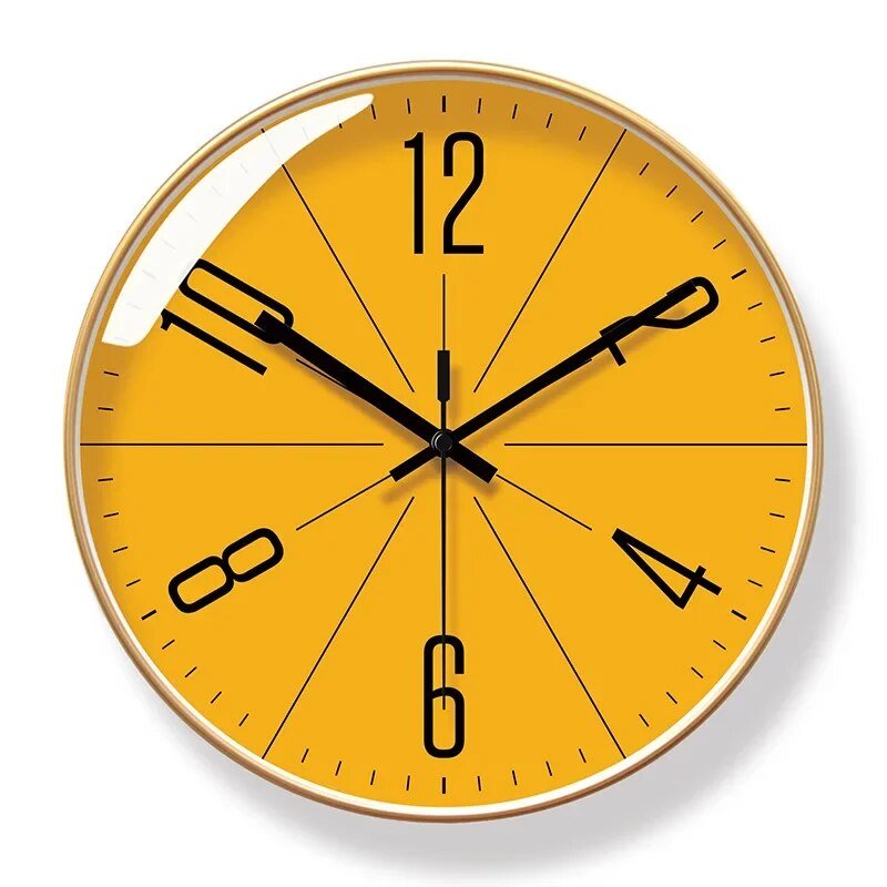 Scandinavian Minimalist Wall Clock with Silent Quartz | Mirelto