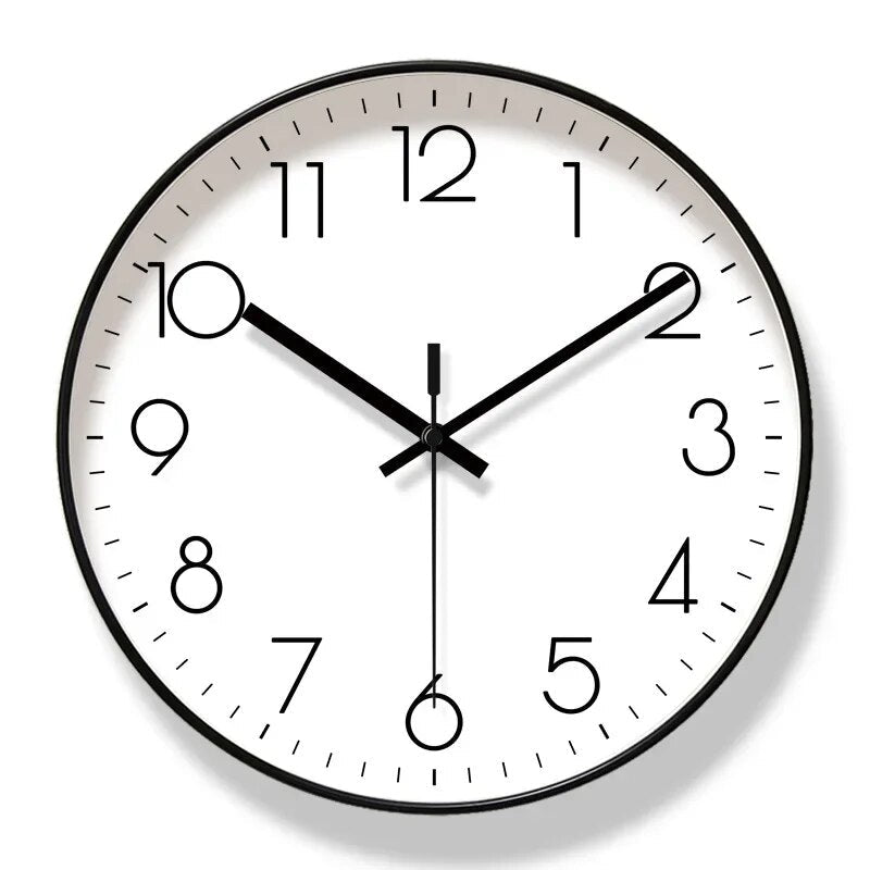 Scandinavian Minimalist Wall Clock with Silent Quartz | Mirelto