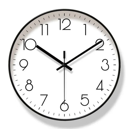 Scandinavian Minimalist Wall Clock with Silent Quartz | Mirelto