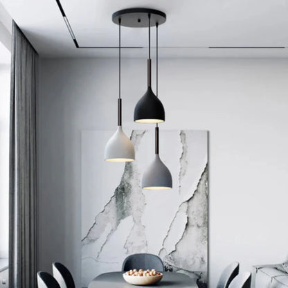 Scandinavian Resin Ceiling Light Shade Fixture | Lumarel