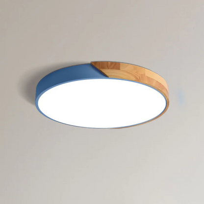 Scandinavian Wood LED Ceiling Light Fixture Modern | Luvetra