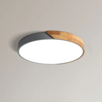 Scandinavian Wood LED Ceiling Light Fixture Modern | Luvetra