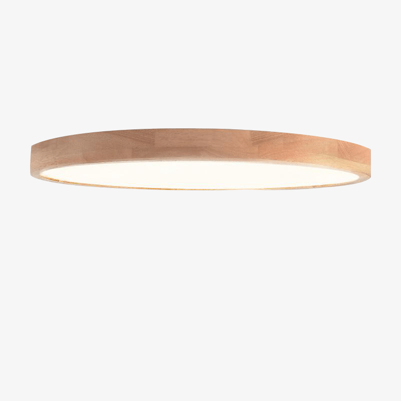 Scandinavian Wood LED Ceiling Ring Light | Naviro
