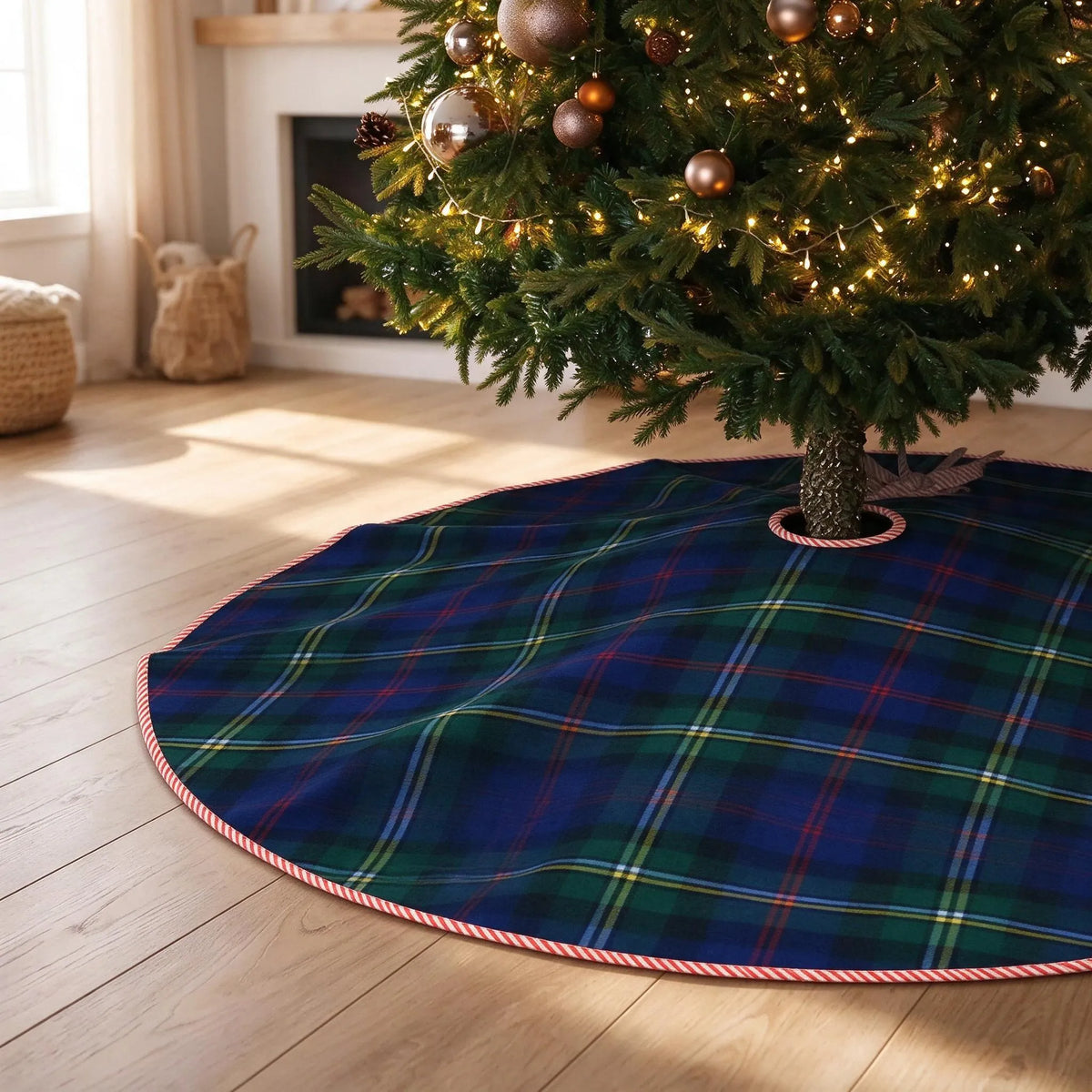 Scottish Plaid Christmas Tree Skirt