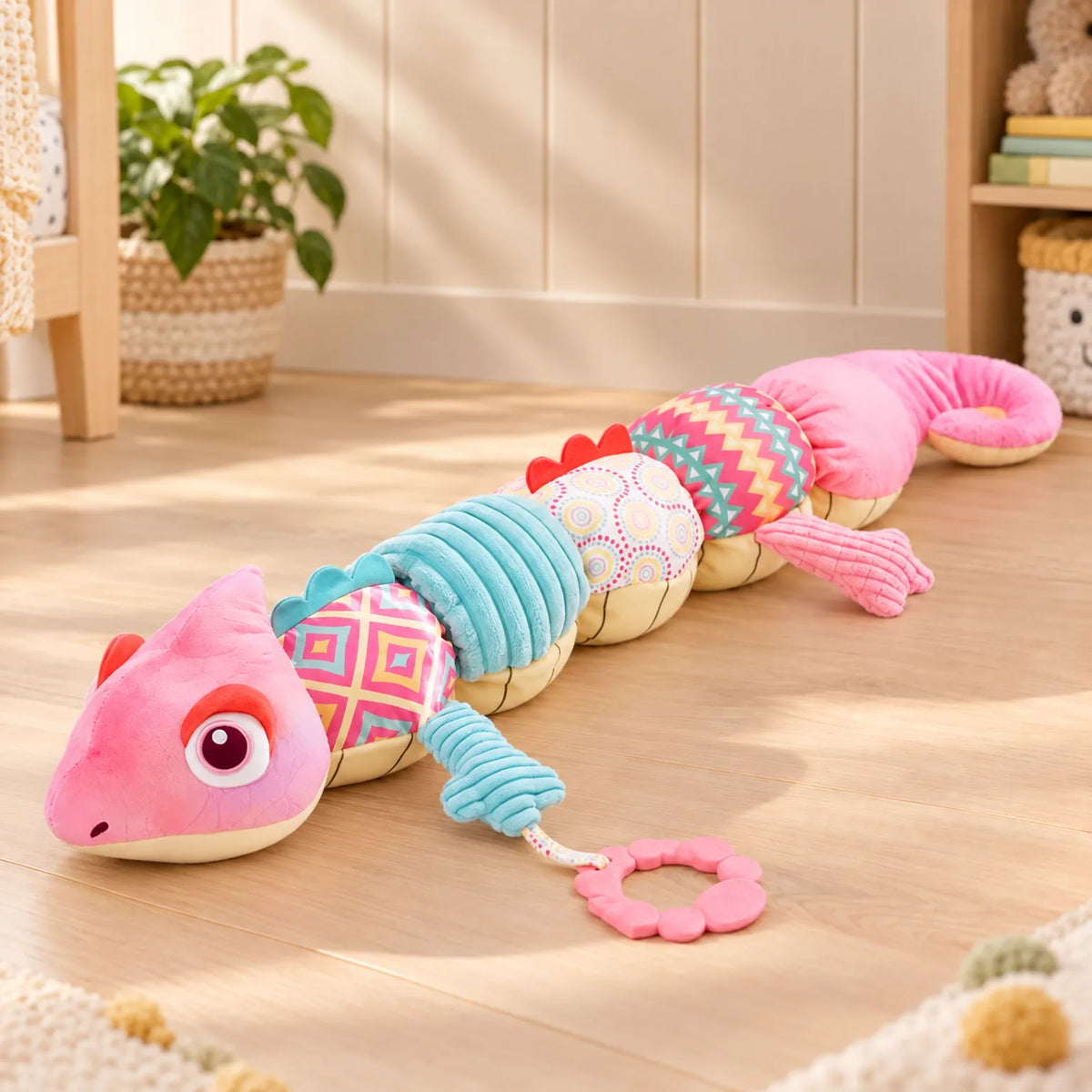 Sensory Animal Toy with Textured Fabric Kids