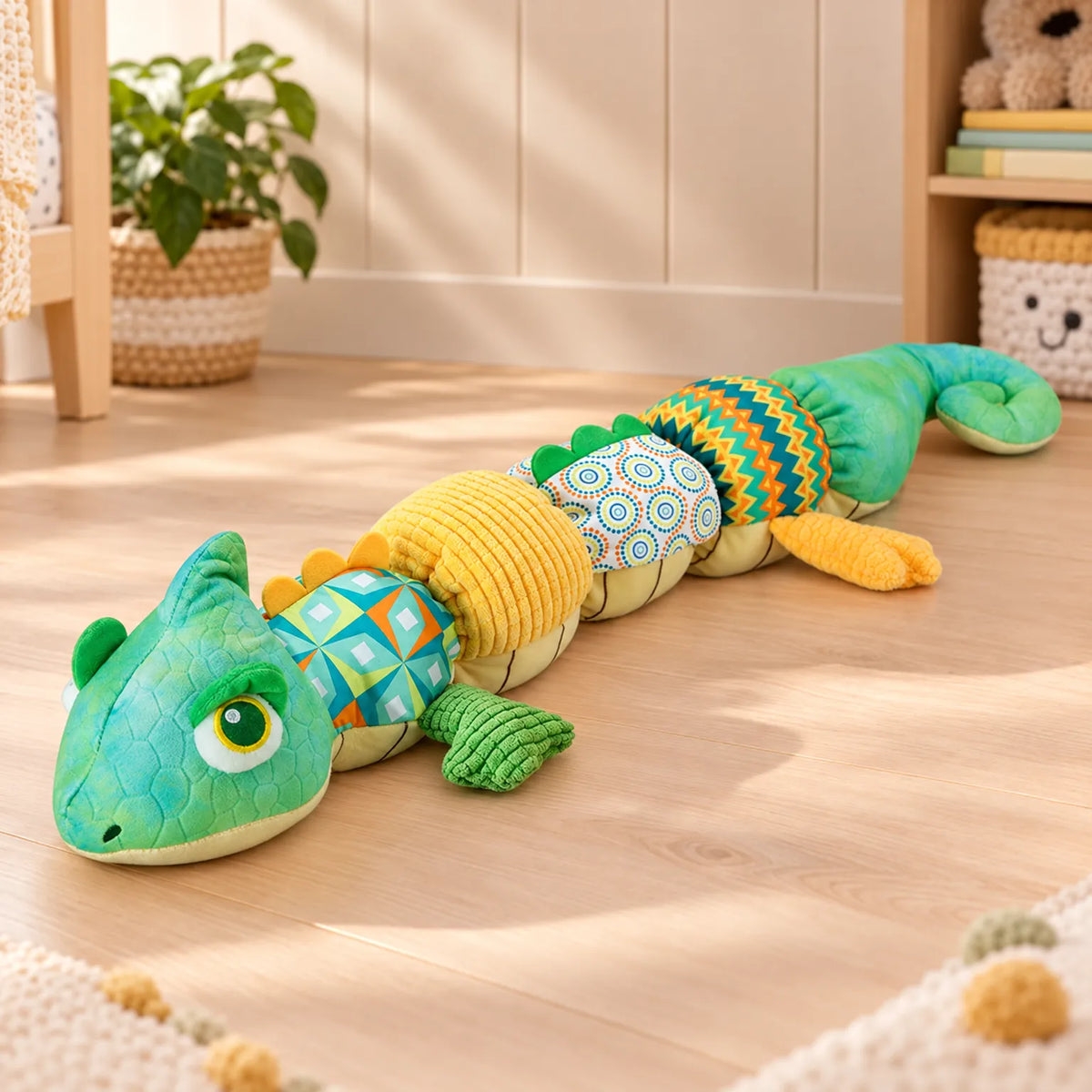 Sensory Animal Toy with Textured Fabric Kids