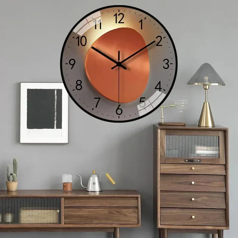 Silent Digital Wall Clock with Modern Minimalist Design | Dravonx