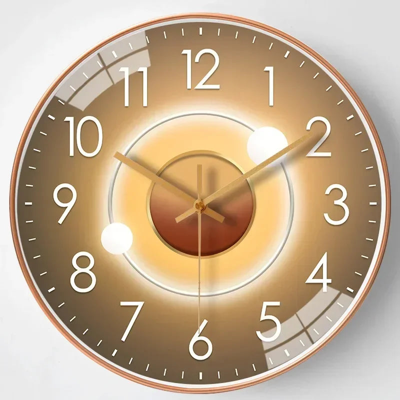 Silent Digital Wall Clock with Modern Minimalist Design | Dravonx