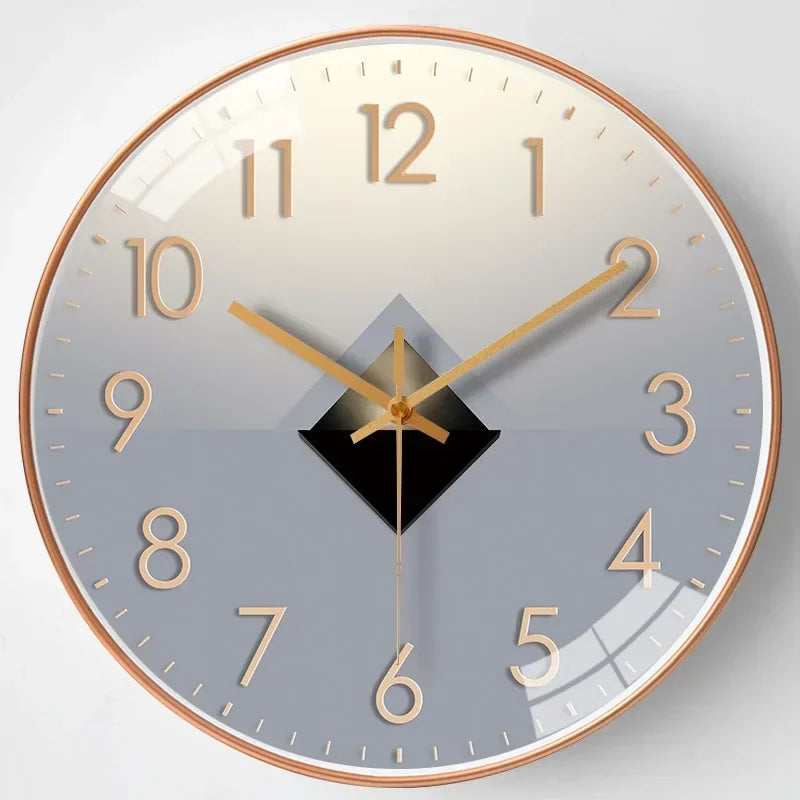 Silent Digital Wall Clock with Modern Minimalist Design | Dravonx