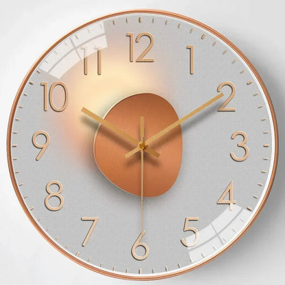 Silent Digital Wall Clock with Modern Minimalist Design | Dravonx