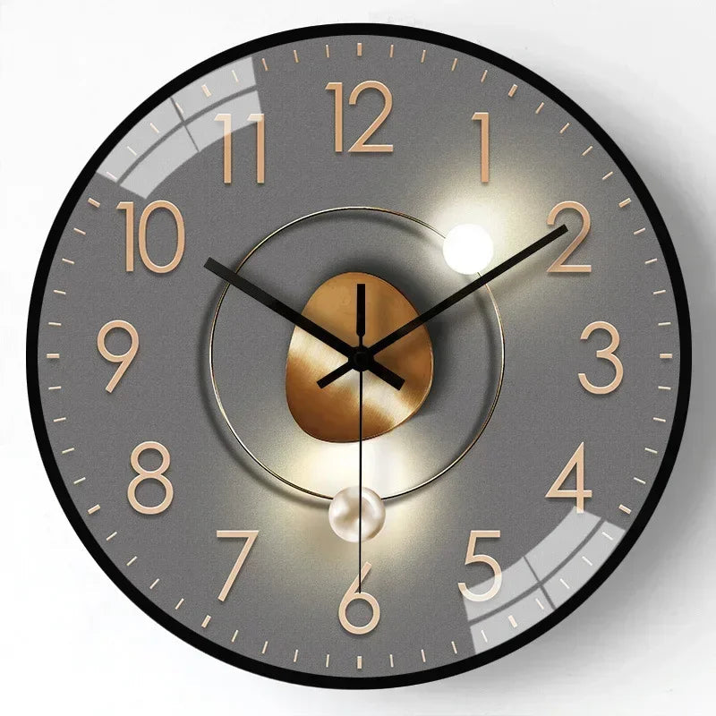 Silent Digital Wall Clock with Modern Minimalist Design | Dravonx