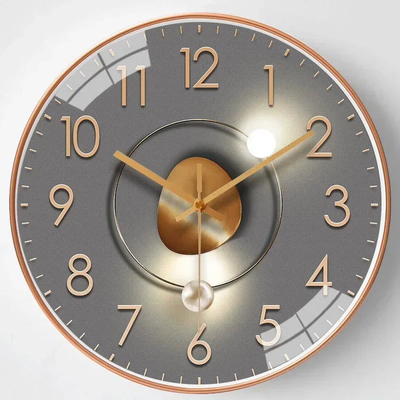 Silent Digital Wall Clock with Modern Minimalist Design | Dravonx