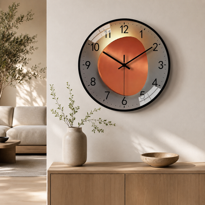 Silent Digital Wall Clock with Modern Minimalist Design | Dravonx