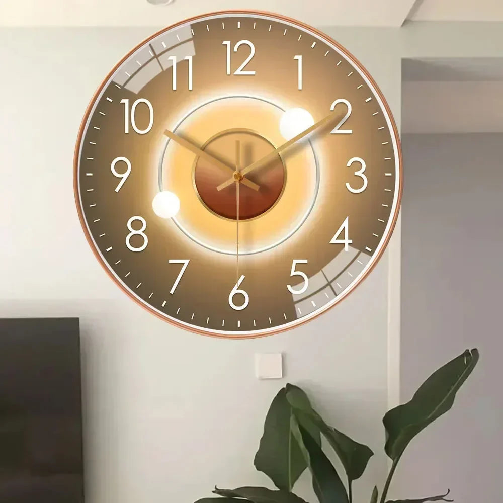 Silent Digital Wall Clock with Modern Minimalist Design | Dravonx