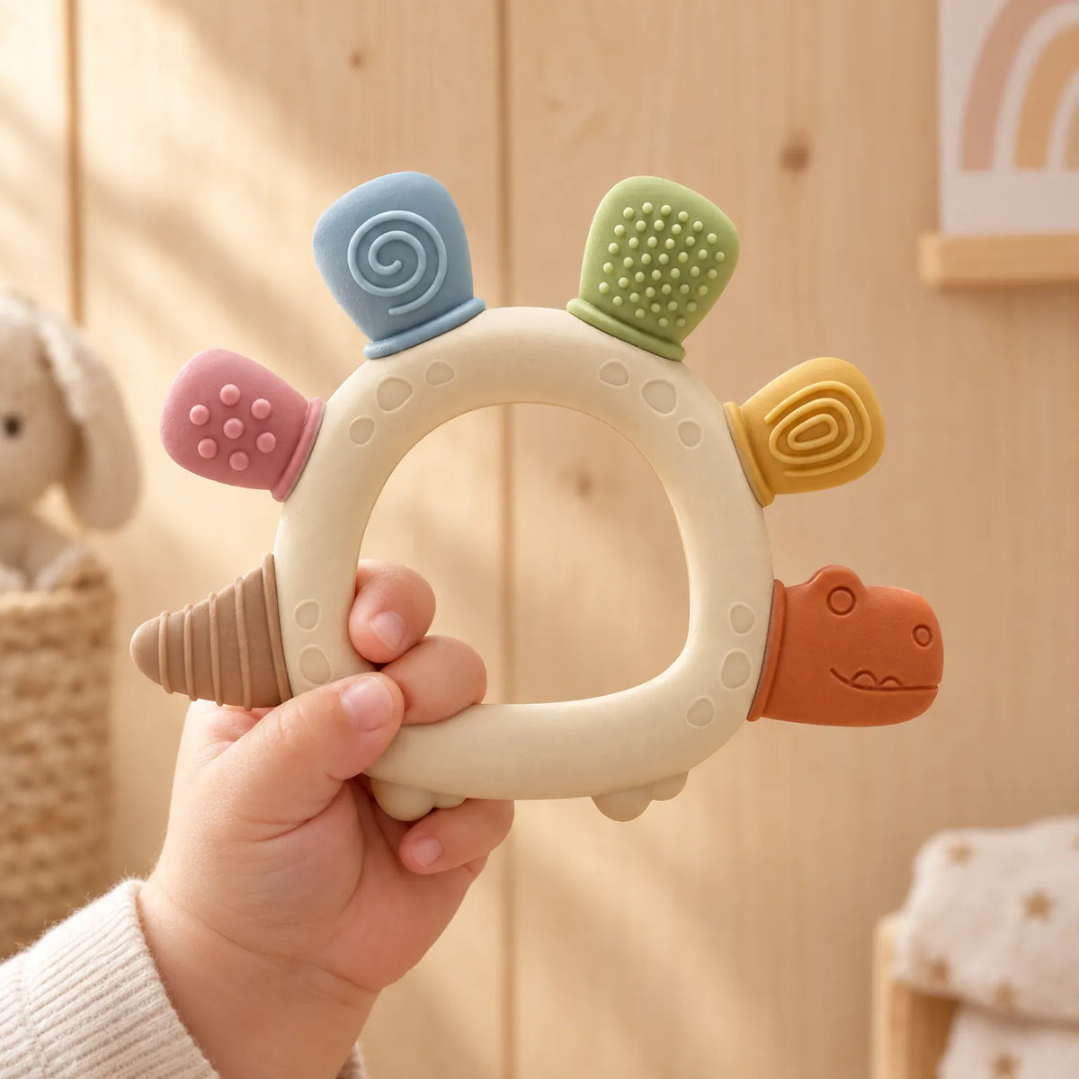 Silicone Animal Shaped Teething Toy