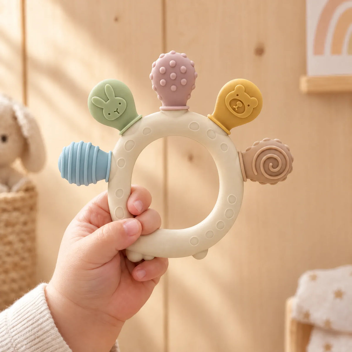 Silicone Animal Shaped Teething Toy