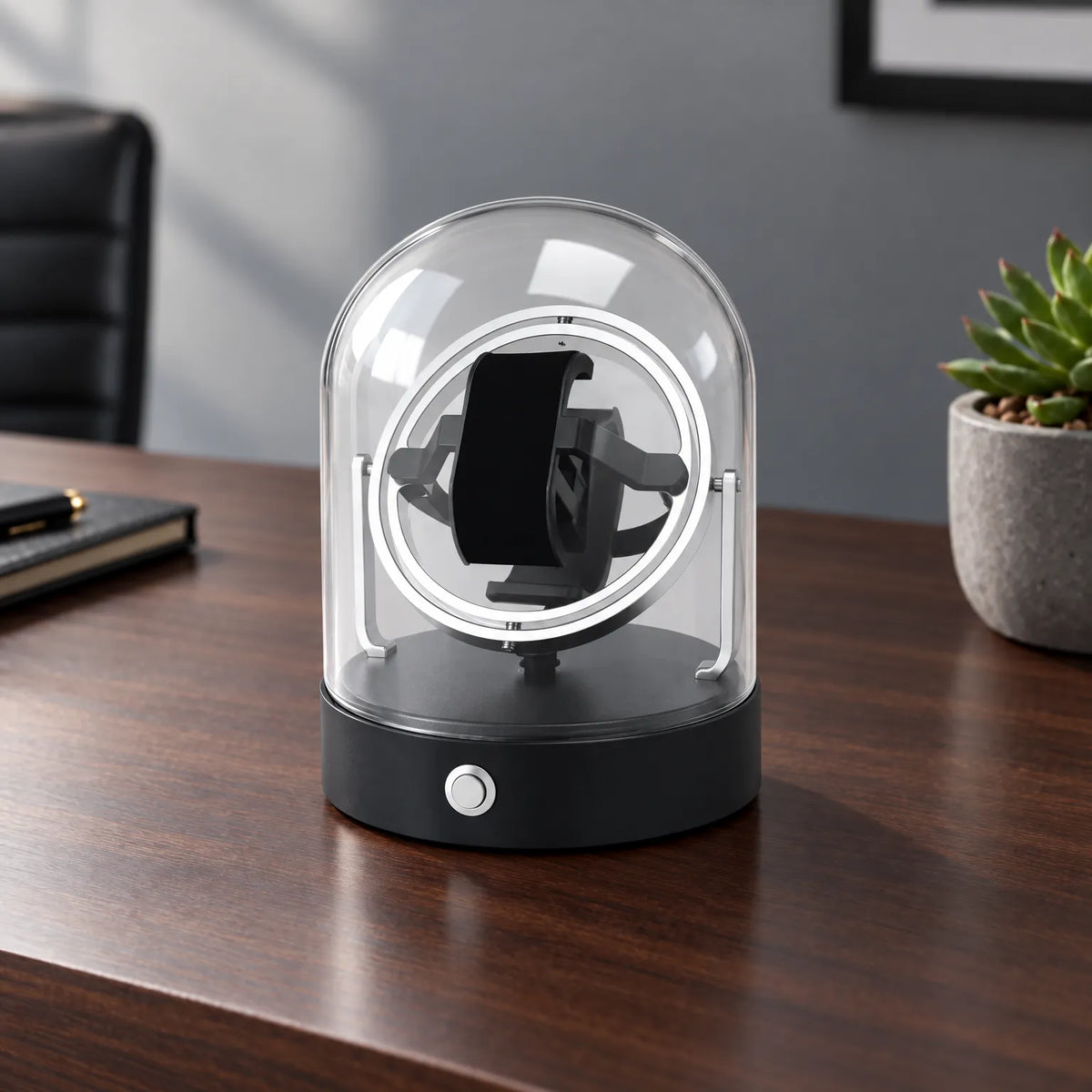 Single Watch Winder With Dome