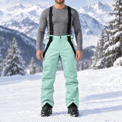 Ski Snow Pants With Suspenders