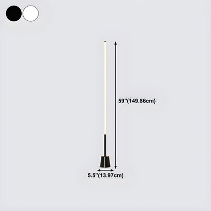 Sleek Linear LED Floor Lamp Modern Metal Frame Design | Avelor