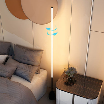 Sleek Linear LED Floor Lamp Modern Metal Frame Design | Avelor