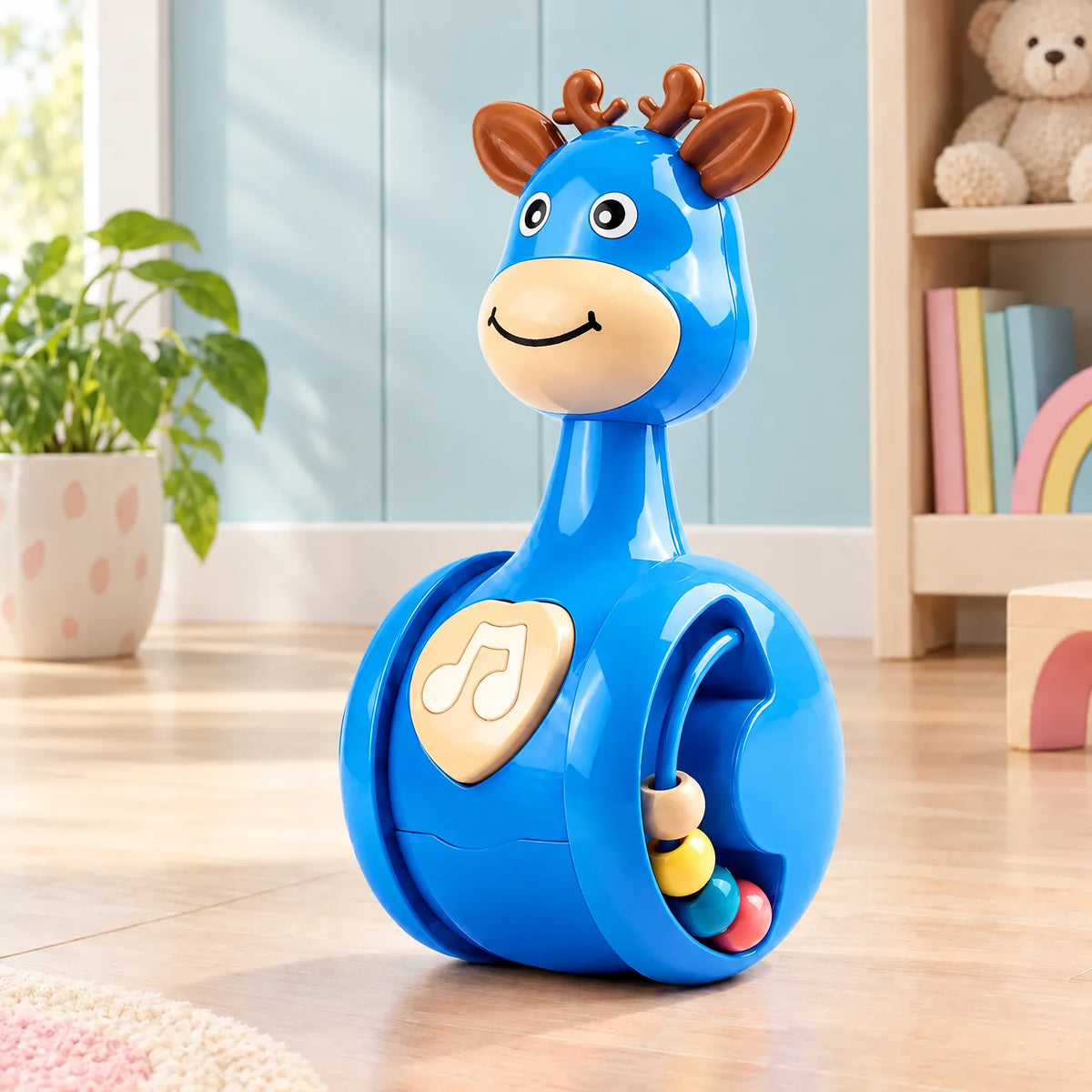Sliding Deer Tumbler Baby Toy