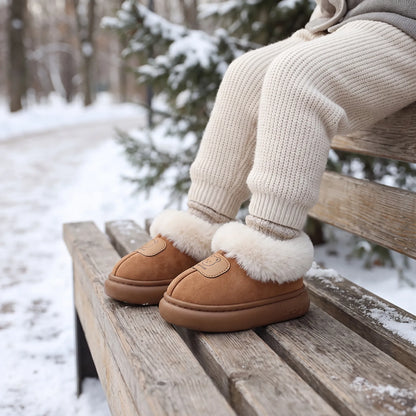Slip On Round Toe Winter Boots