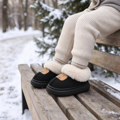 Slip On Round Toe Winter Boots