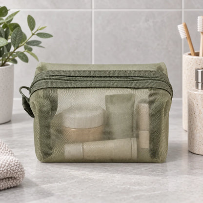 Small Mesh Cosmetic Bag
