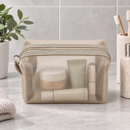 Small Mesh Cosmetic Bag