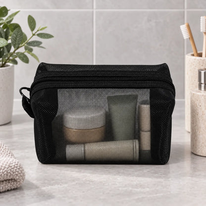 Small Mesh Cosmetic Bag