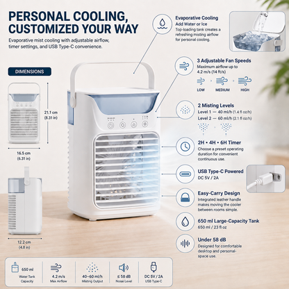 Small Portable Air Cooler | ChillMist