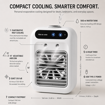 Small Portable Air Cooler | FrostDesk
