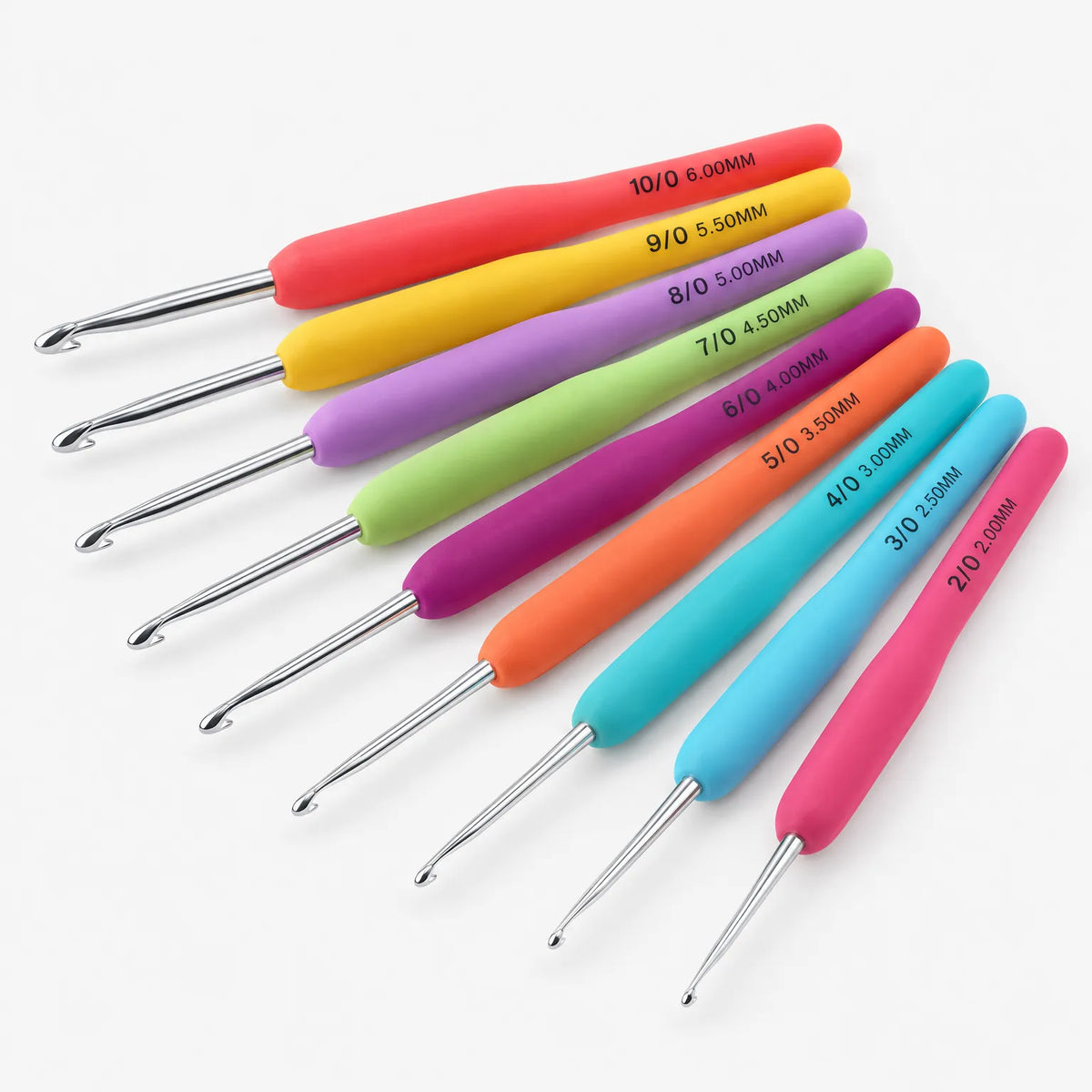 Soft Grip Handle Crochet Hook Set