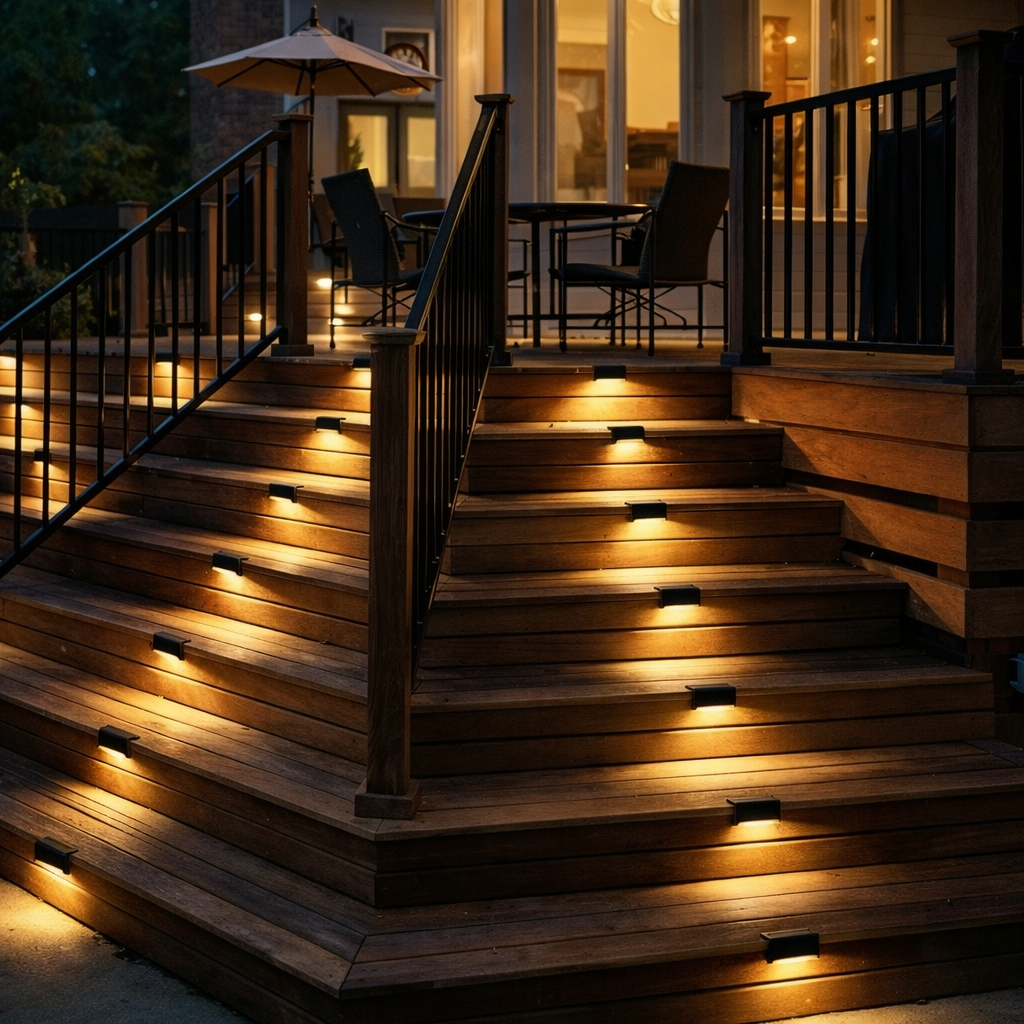 Solar LED Deck and Stair Outdoor Pathway Light | Steplux