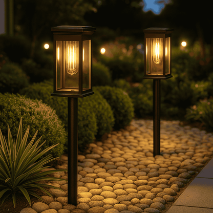 Solar LED Lantern Path Light for Garden Walkways | Lantero