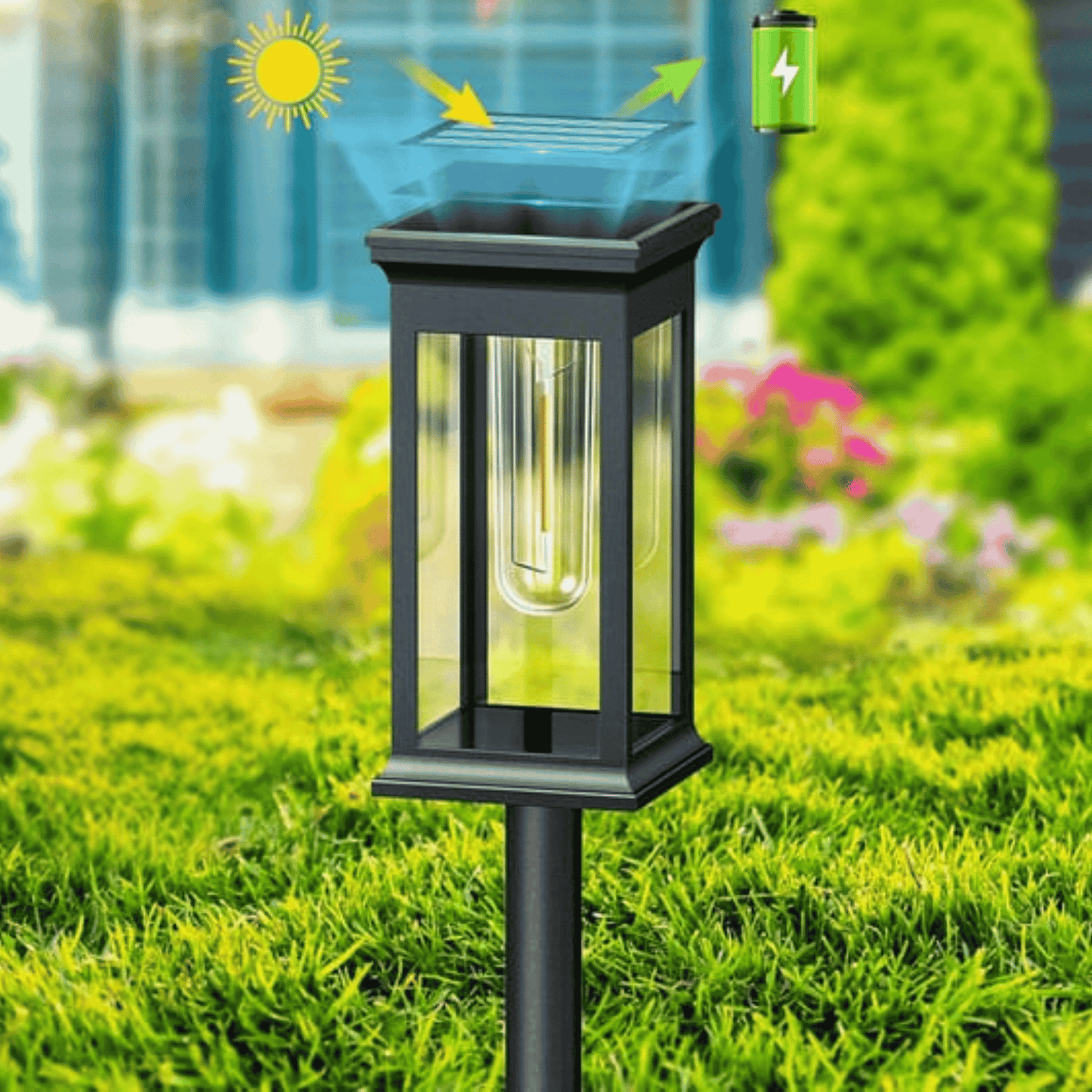 Solar LED Lantern Path Light for Garden Walkways | Lantero
