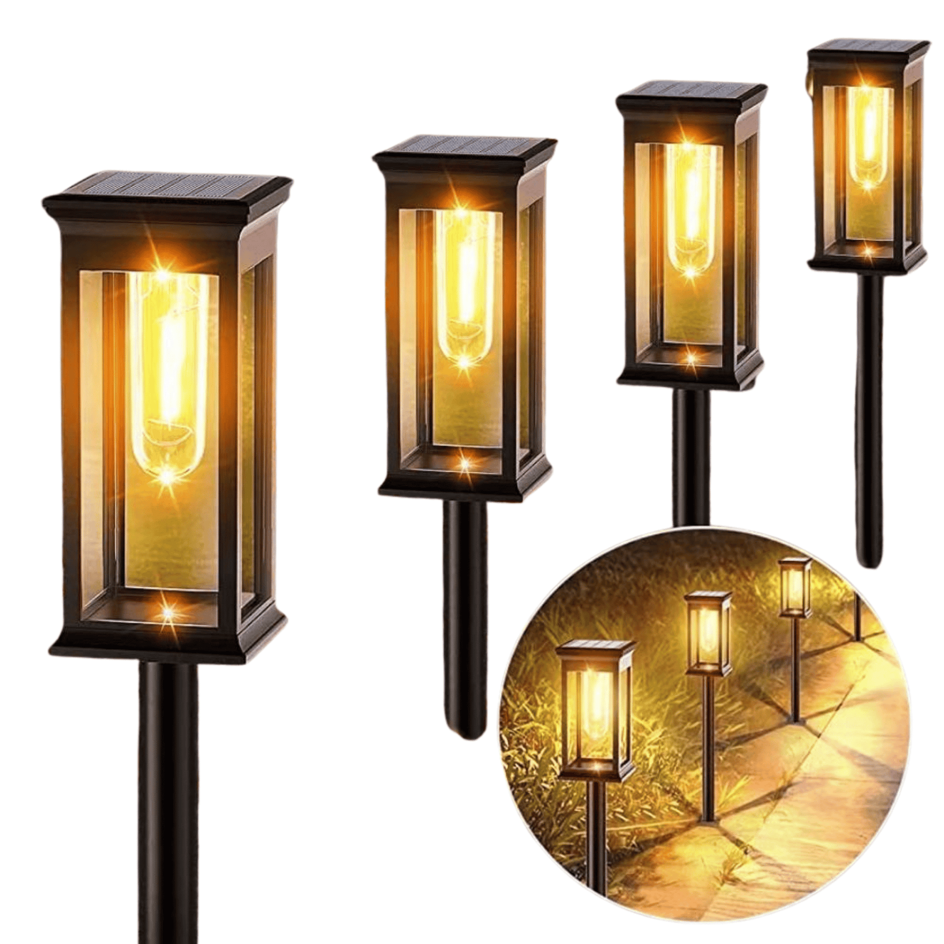 Solar LED Lantern Path Light for Garden Walkways | Lantero