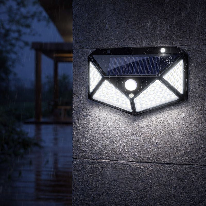 Solar LED Outdoor Wall Light with Motion Sensor | Lumvoro