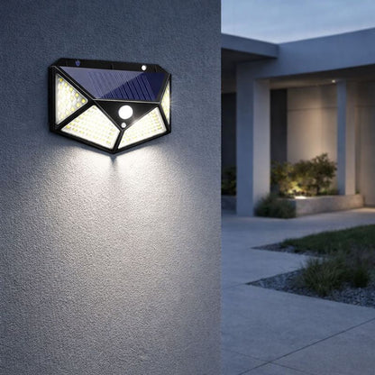 Solar LED Outdoor Wall Light with Motion Sensor | Lumvoro